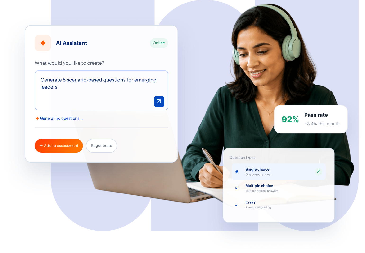 AI-powered assessment builder