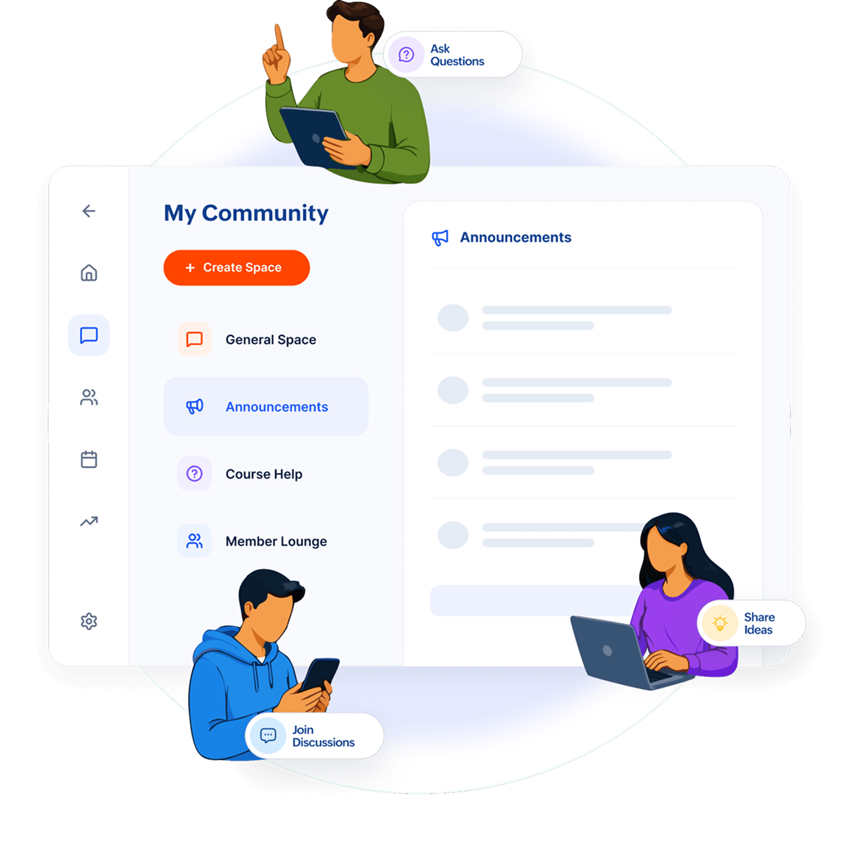 My Community dashboard