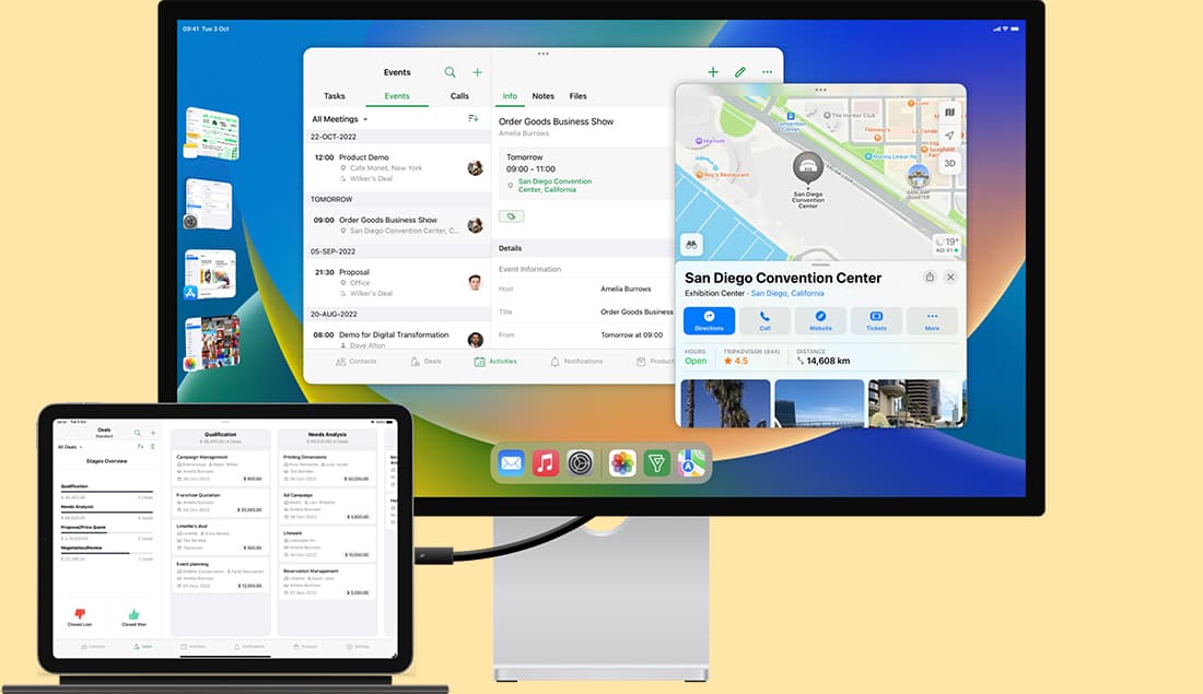 Lock screen widgets in iOS - Bigin by Zoho CRM