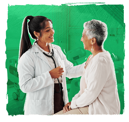 Top banner image representing patient management