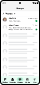 Checking WhatsApp messages on Bigin's mobile app