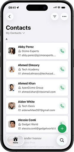 Liquid Glass design on the Bigin app across iPhone, iPad, and Mac devices.