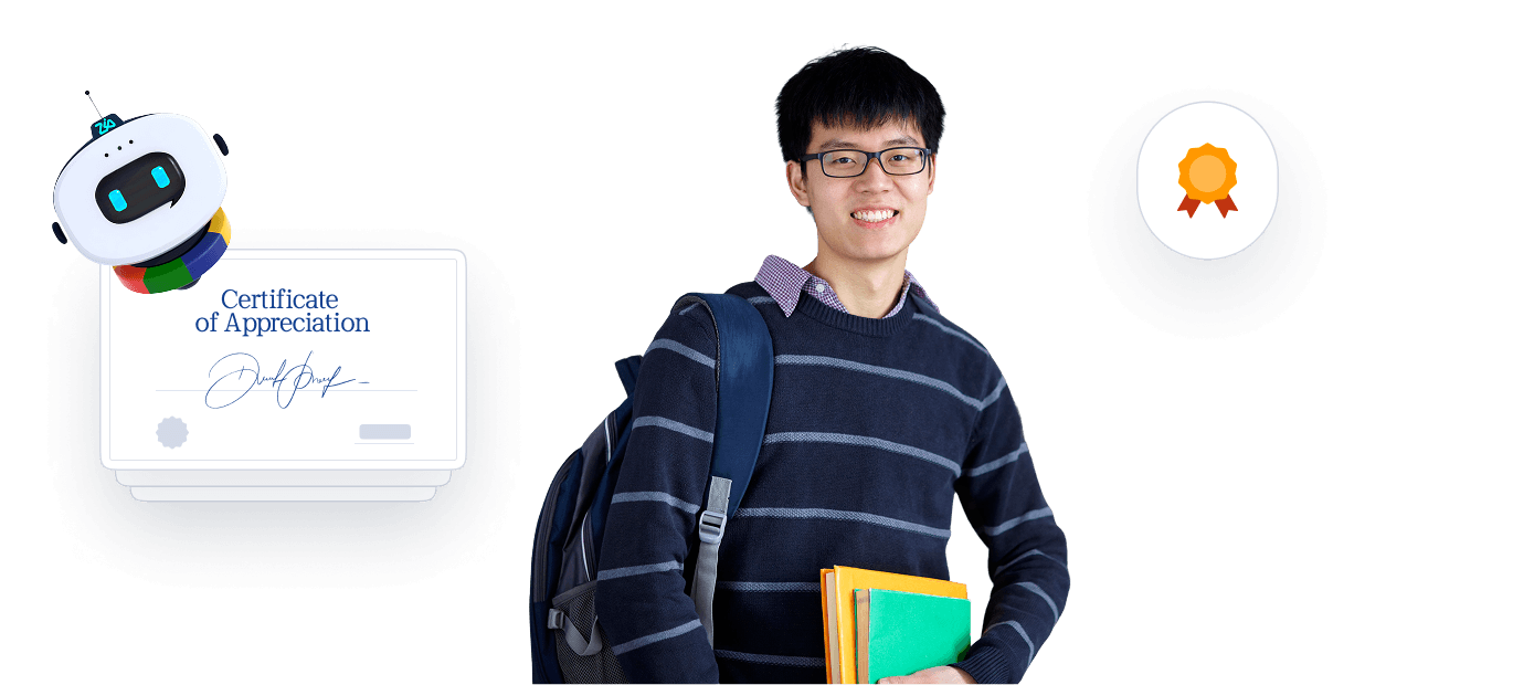 Professional certificates without manual work