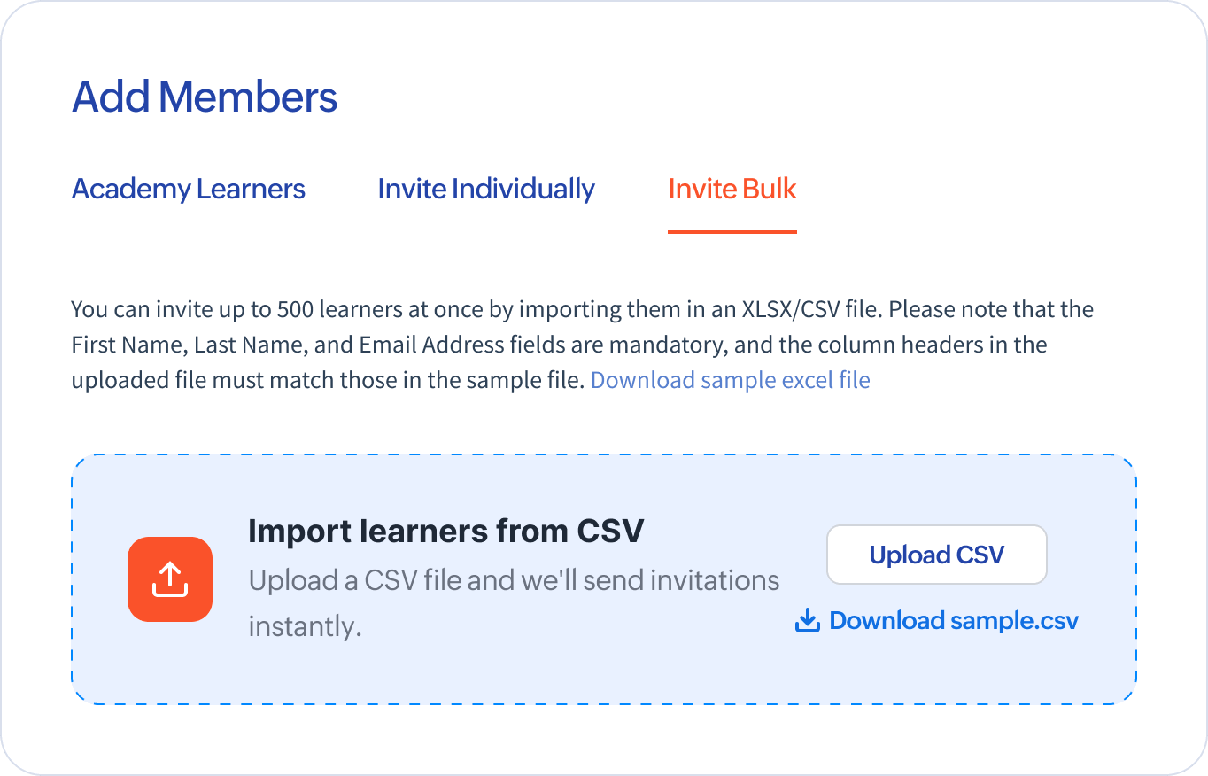 Add and import community members