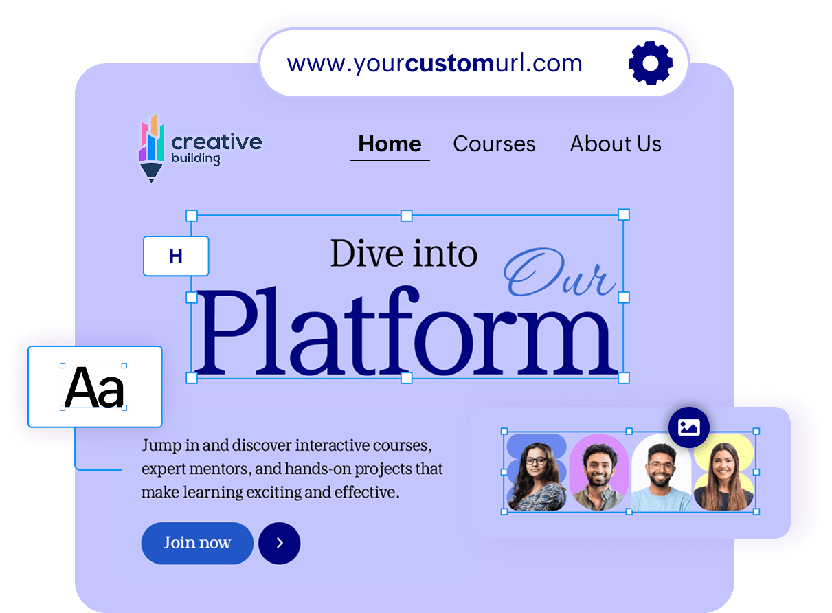 White-label branded training platform