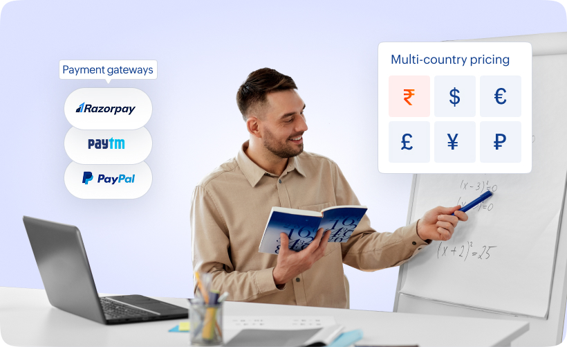 Automated sales, payment gateway integration, and GST invoicing