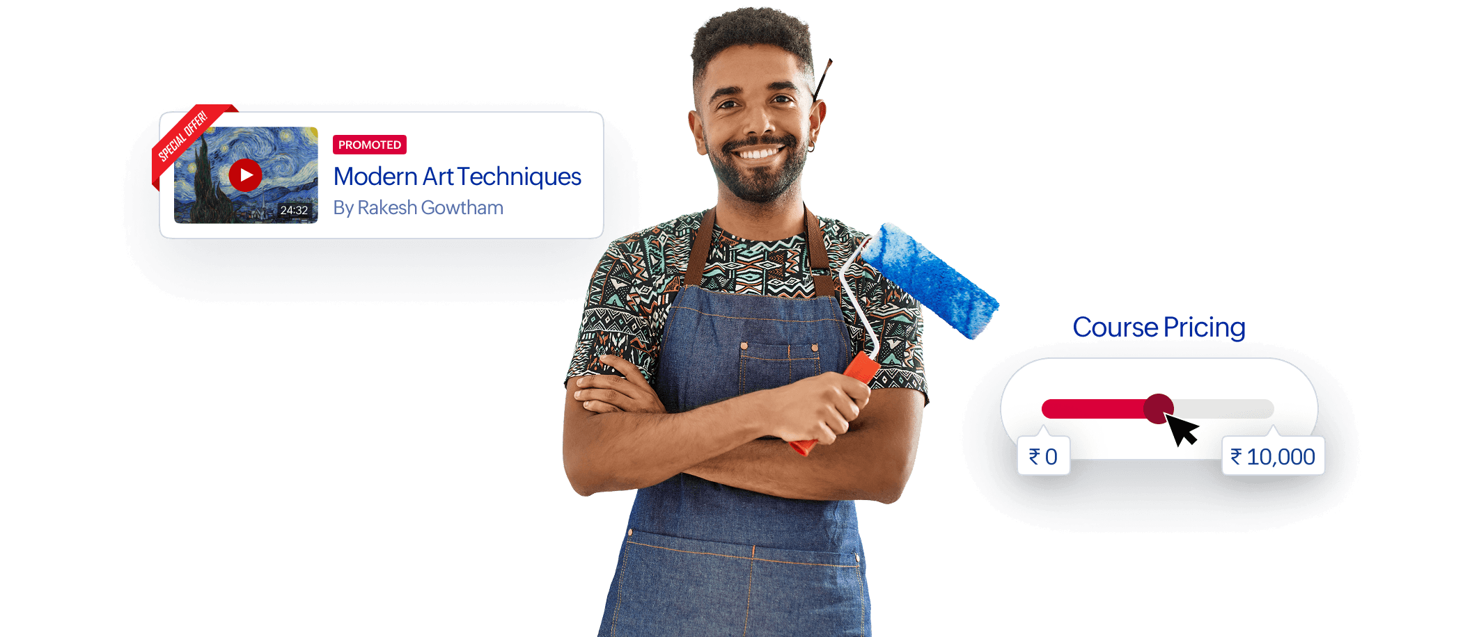 Marketing and selling courses with pricing and payment tools