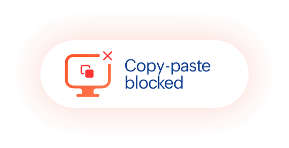 Recording blocked badge