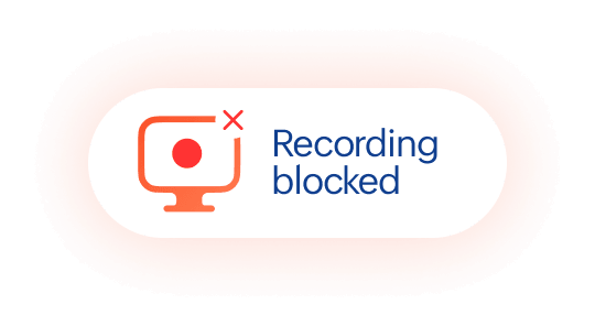 Copy-paste blocked badge