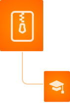 SCORM upload icon badge