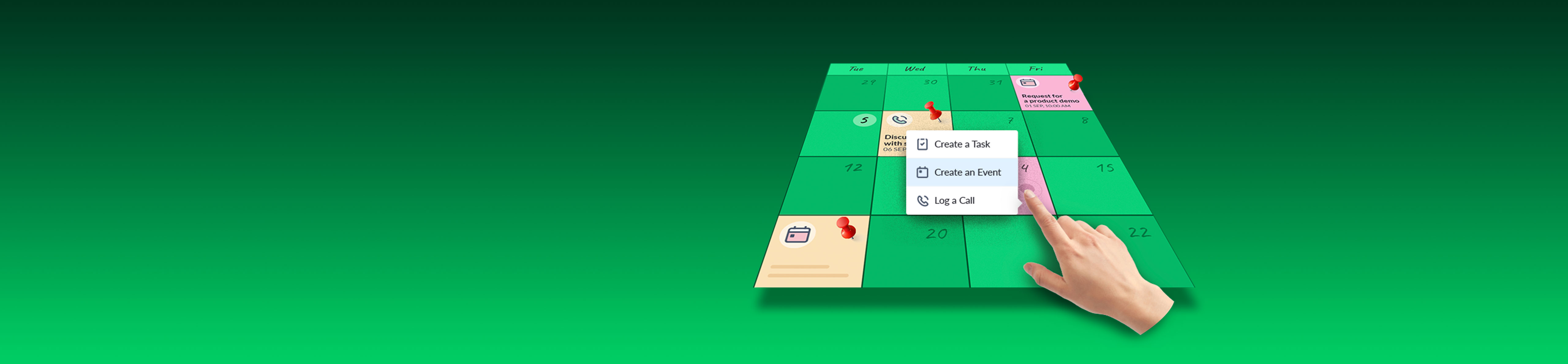 calender bookins banner