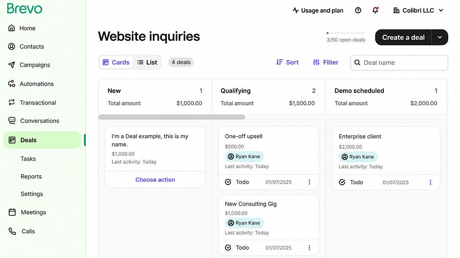 Brevo email campaign builder