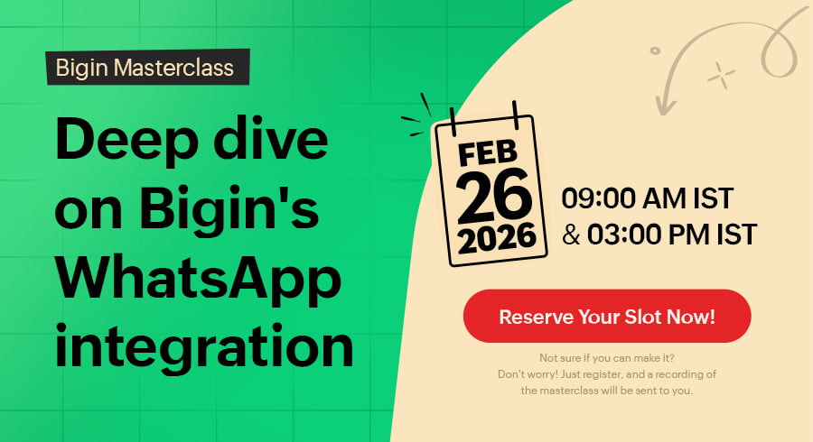 Bigin masterclass webinar