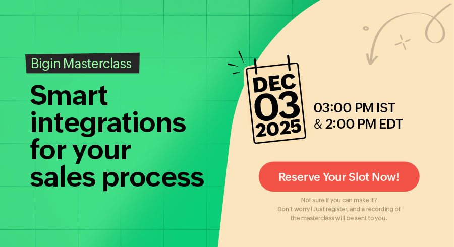 Bigin masterclass webinar