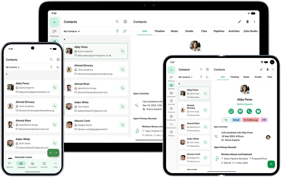 Bigin seamlessly adapting to different Pixel devices